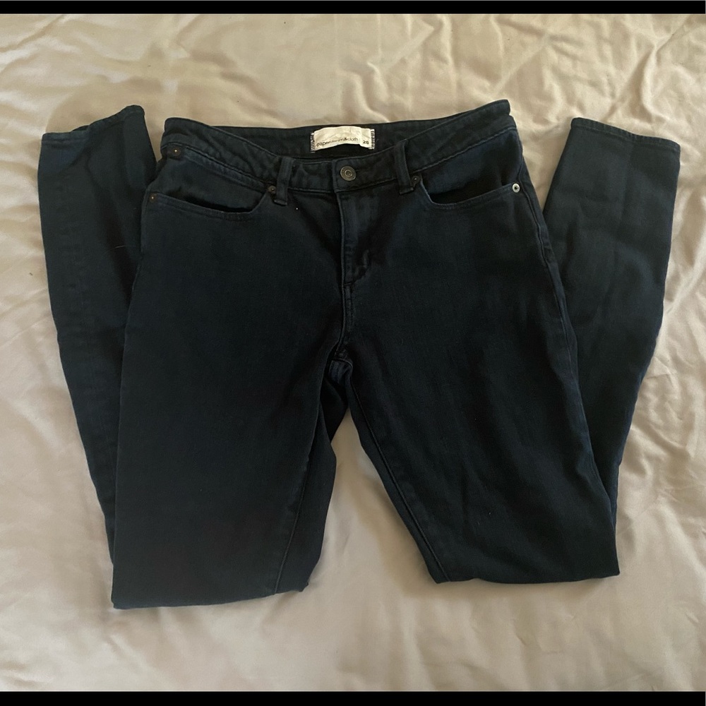 Color: Navy~jeans~brand: paperdenim&cloth~size 28